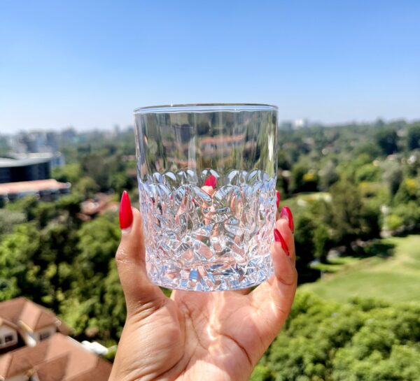 Old Fashion Whiskey Glass - Crushed Ice