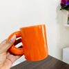 Chunky Ceramic Mug  -Orange