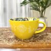 Bambi Bohemian Ceramic Mug -Yellow