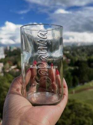 Upcycled Savanna Glass Tumbler