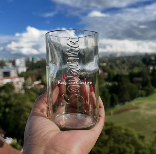 Upcycled Savanna Glass Tumbler