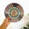 Bambi Bohemian Ceramic Deep Plate - Green