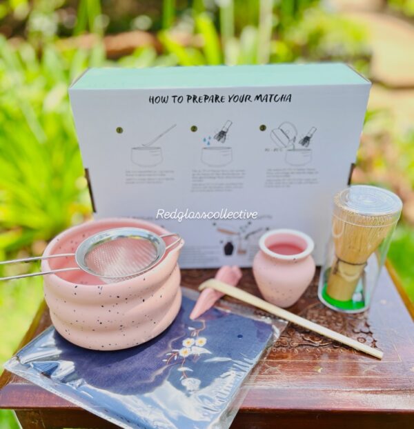 Pink Ceramic Matcha Set
