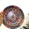 Bambi Bohemian Ceramic Deep Plate - Navy Blue