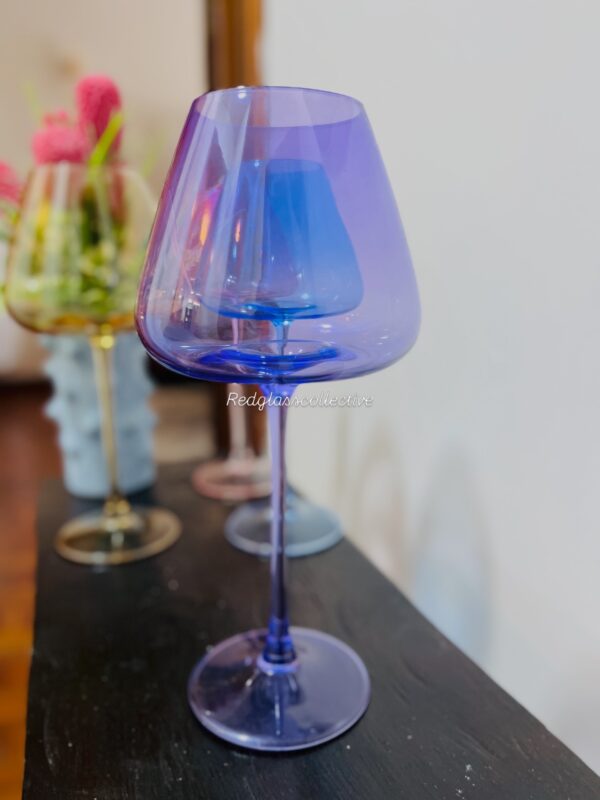 Viola Red Wine Glass - Purple