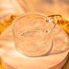 Connie Clear Glass Mug- Sunflower
