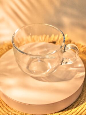 Connie Clear Glass Mug -Plain