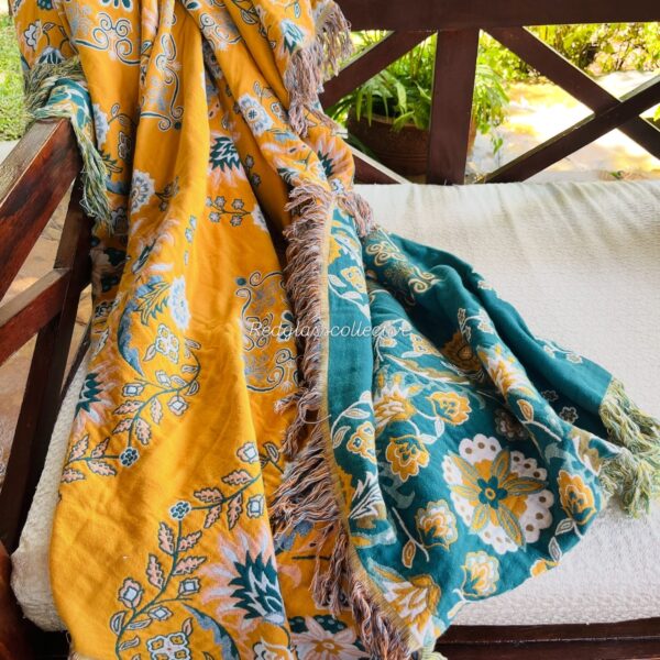 Imani Cotton Jacquard Throw Blanket