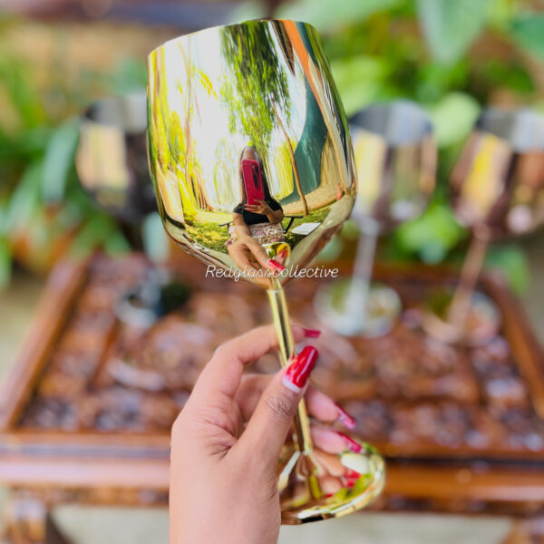 Goldie Wine Goblet - Gold