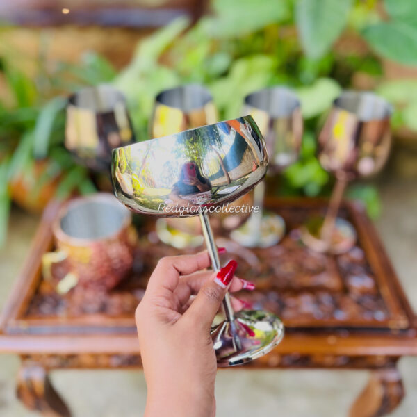 Goldie Margarita Goblet - Silver
