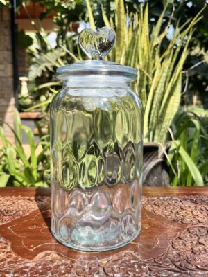 Asha Mason Jar Large - Heart