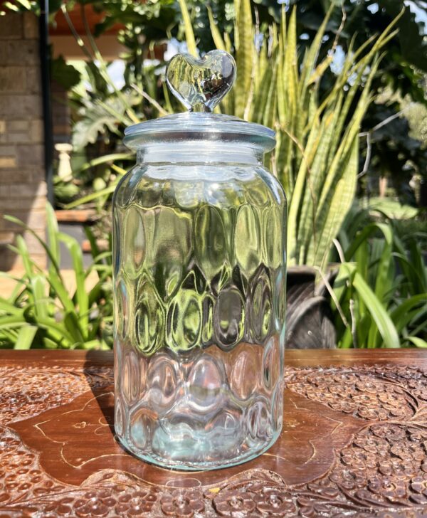 Asha Mason Jar Large - Heart