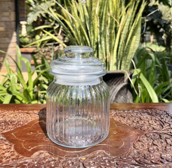 Asha Mason Jar Small - Stripped