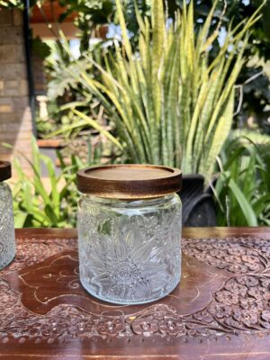 Amara Mason Jar Small - Flower