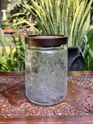 Amara Mason Jar Medium - Flower