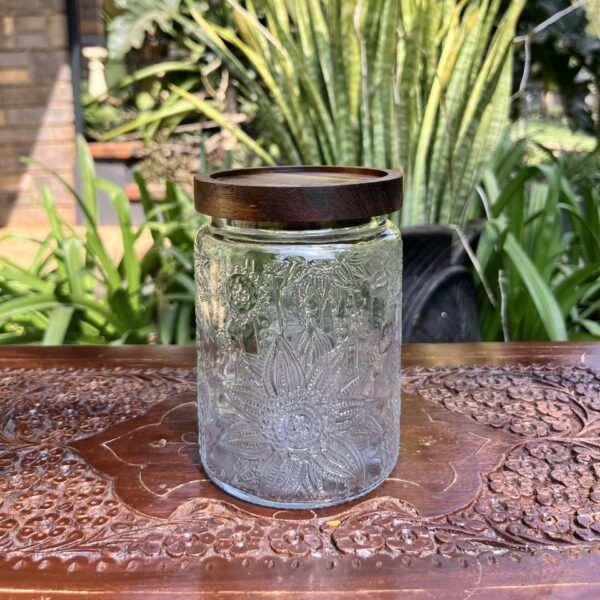 Amara Mason Jar Medium - Flower