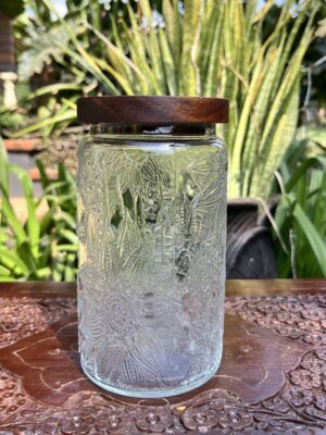 Amara Mason Jar Large - Flower