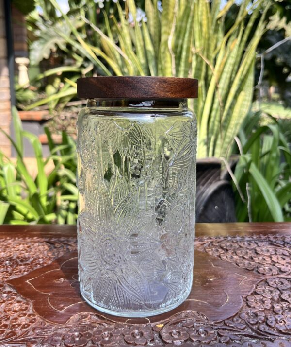Amara Mason Jar Large - Flower